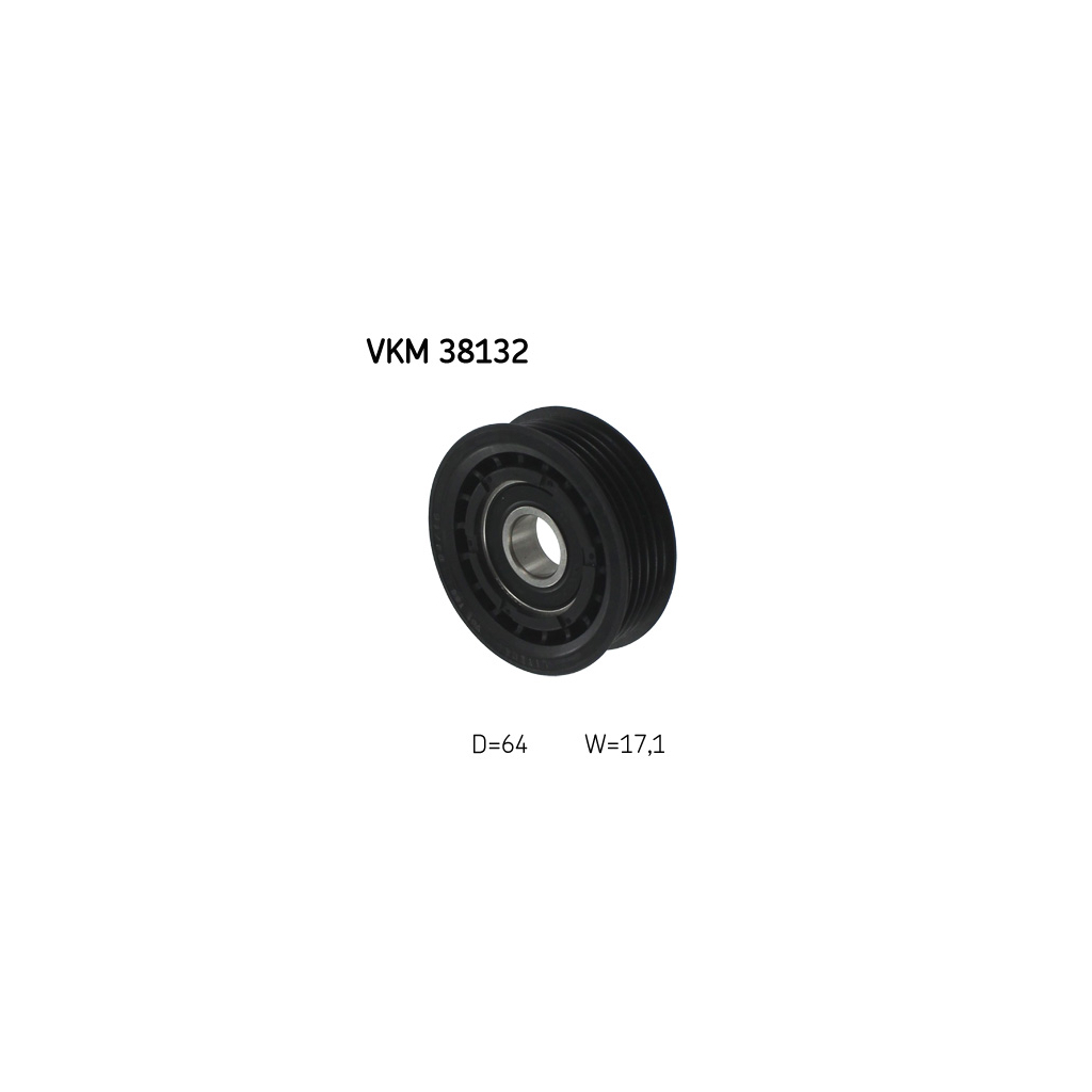 Ролик натягувача ременя SKF VKM 38132 - зображення 1
