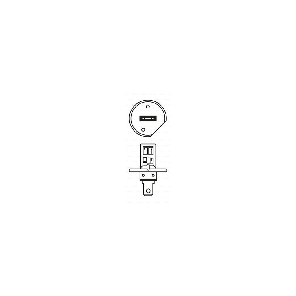 Автолампа Bosch галогенова 55W (1 987 301 076) - изображение 6