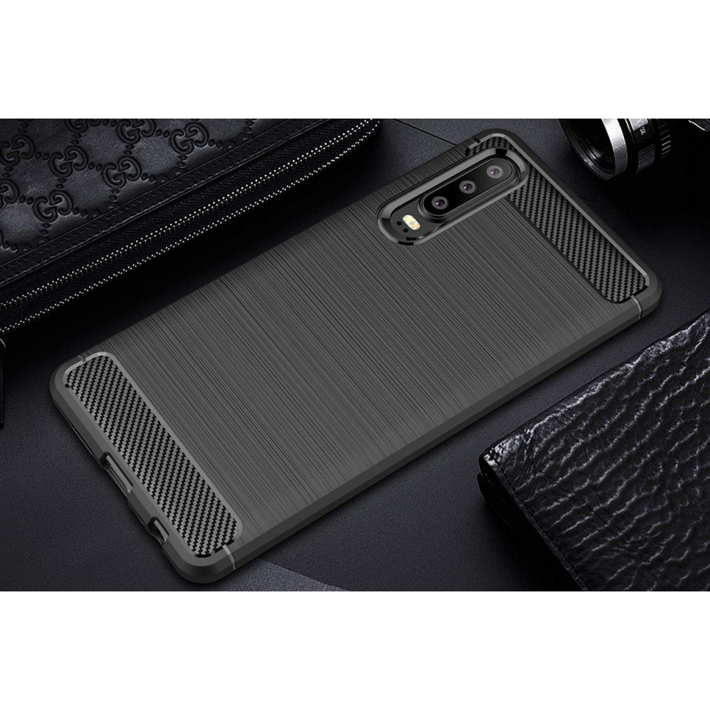 Чохол до мобільного телефона Laudtec Huawei P30 Carbon Fiber (Black) (LT-P30B) - зображення 9