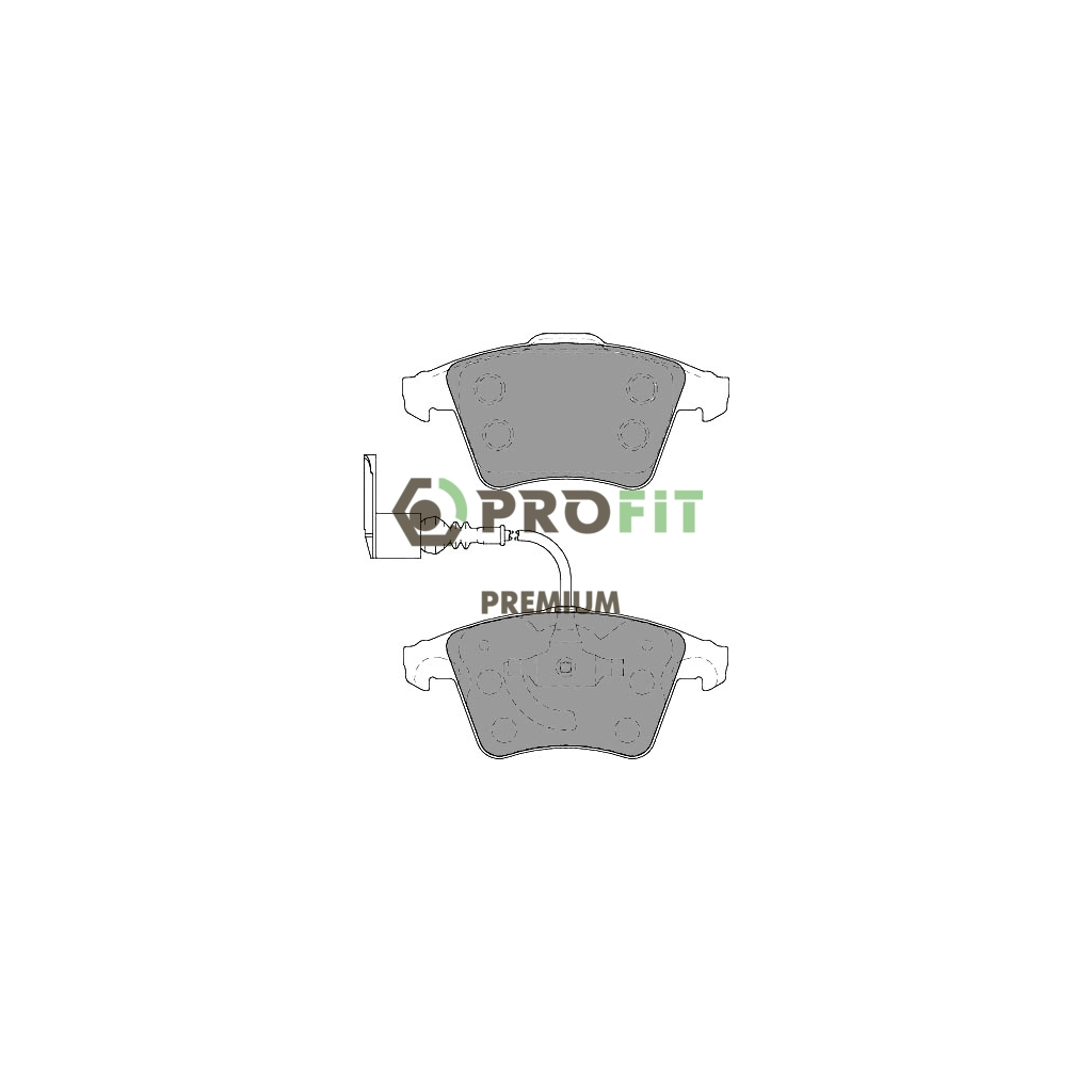 Гальмівні колодки Profit 5005-1826 - зображення 1