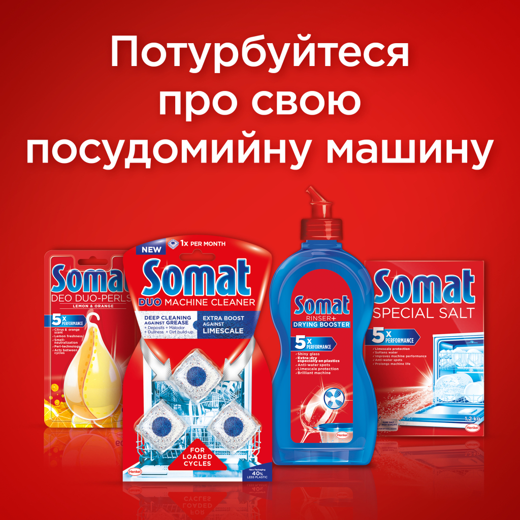Таблетки для посудомийних машин Somat Gold 34 шт. (9000101577105/9000101808209) - изображение 8