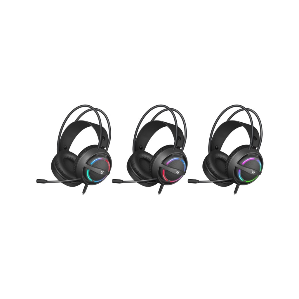 Навушники Defender Dexter RGB Black (64595) - зображення 3