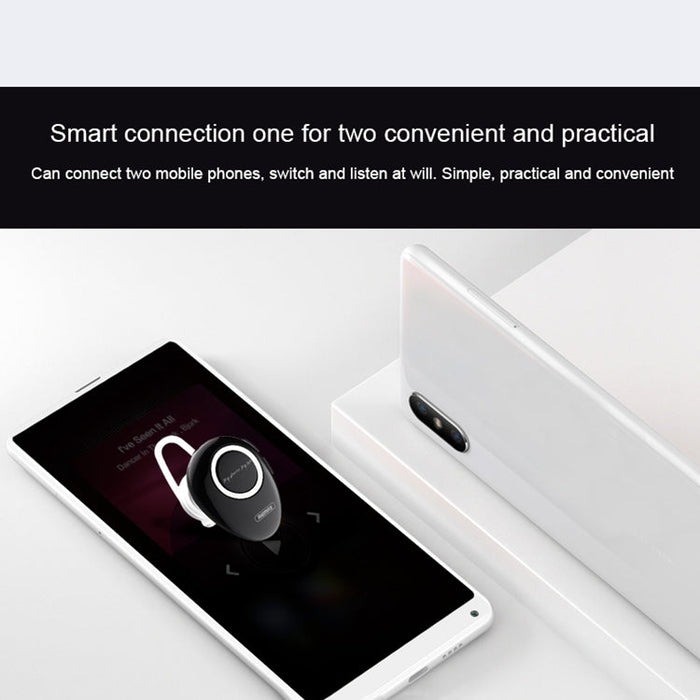 Bluetooth-гарнітура Remax RB-T22 Black (6954851288718) - изображение 3