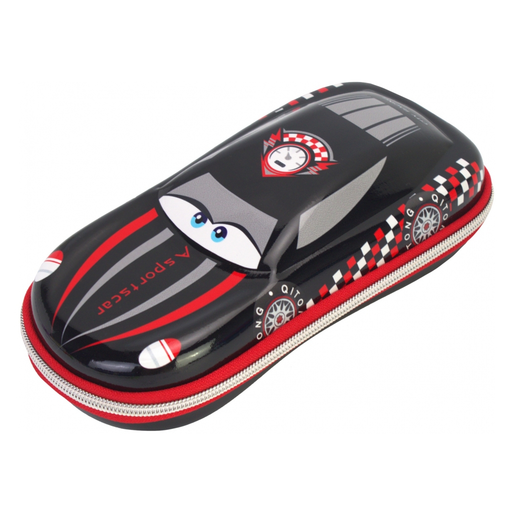 Пенал Cool For School Об'ємний 3D 1 відділення Чорний (QT-5645-Black) - зображення 1
