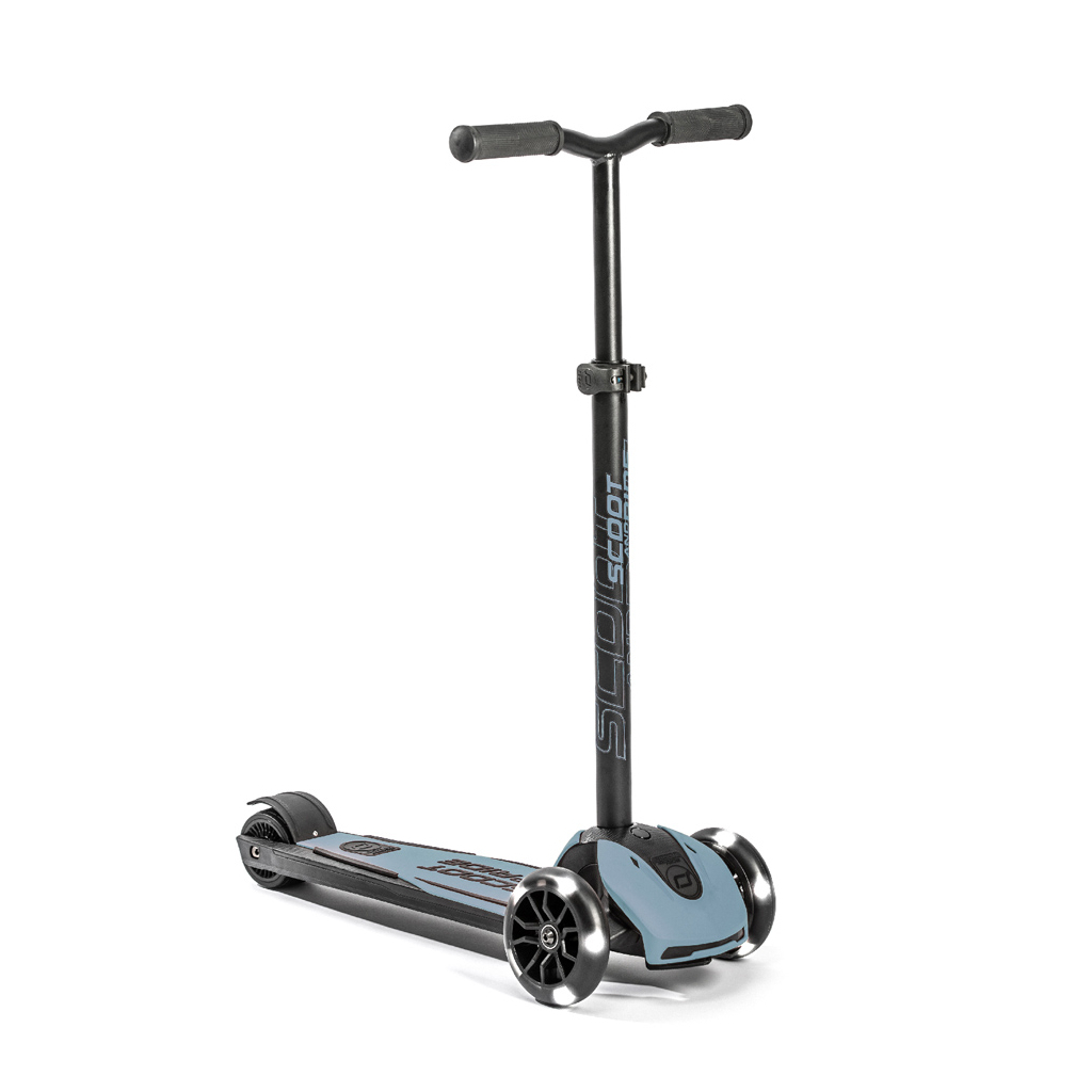 Самокат Scoot&Ride Highwaykick 5 LED Steel (SR-190117-STEEL) - зображення 1