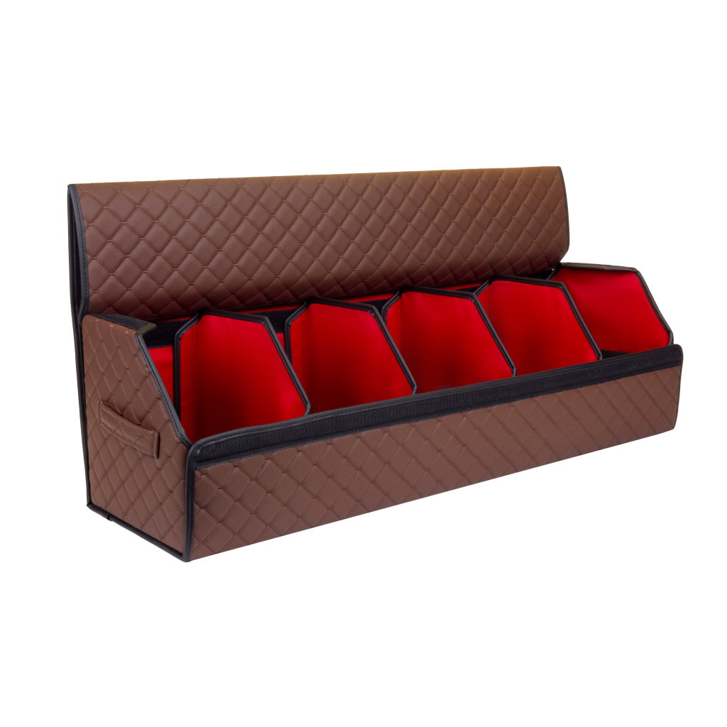 Сумка-органайзер EVAtech ECO XXL 30x30x100 см коричнева з коричневою ниткою (EHECEWZZBR) - зображення 3