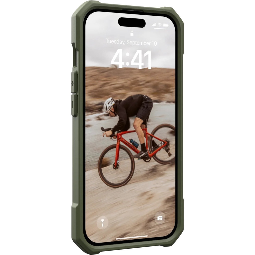 Чохол до мобільного телефона UAG Apple iPhone 15 Essential Armor Magsafe, Olive Drab (114288117272) - зображення 7