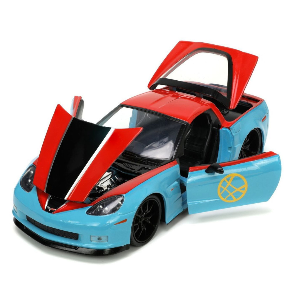 Машина Jada металева Марвел Шевроле Корвет із фігуркою Доктора Стренджа 1:24 (253225024) - зображення 10