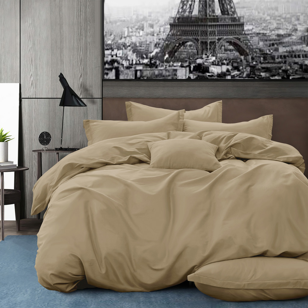 Постільна білизна Home Line пісочний сатин полуторний (162431) - зображення 1