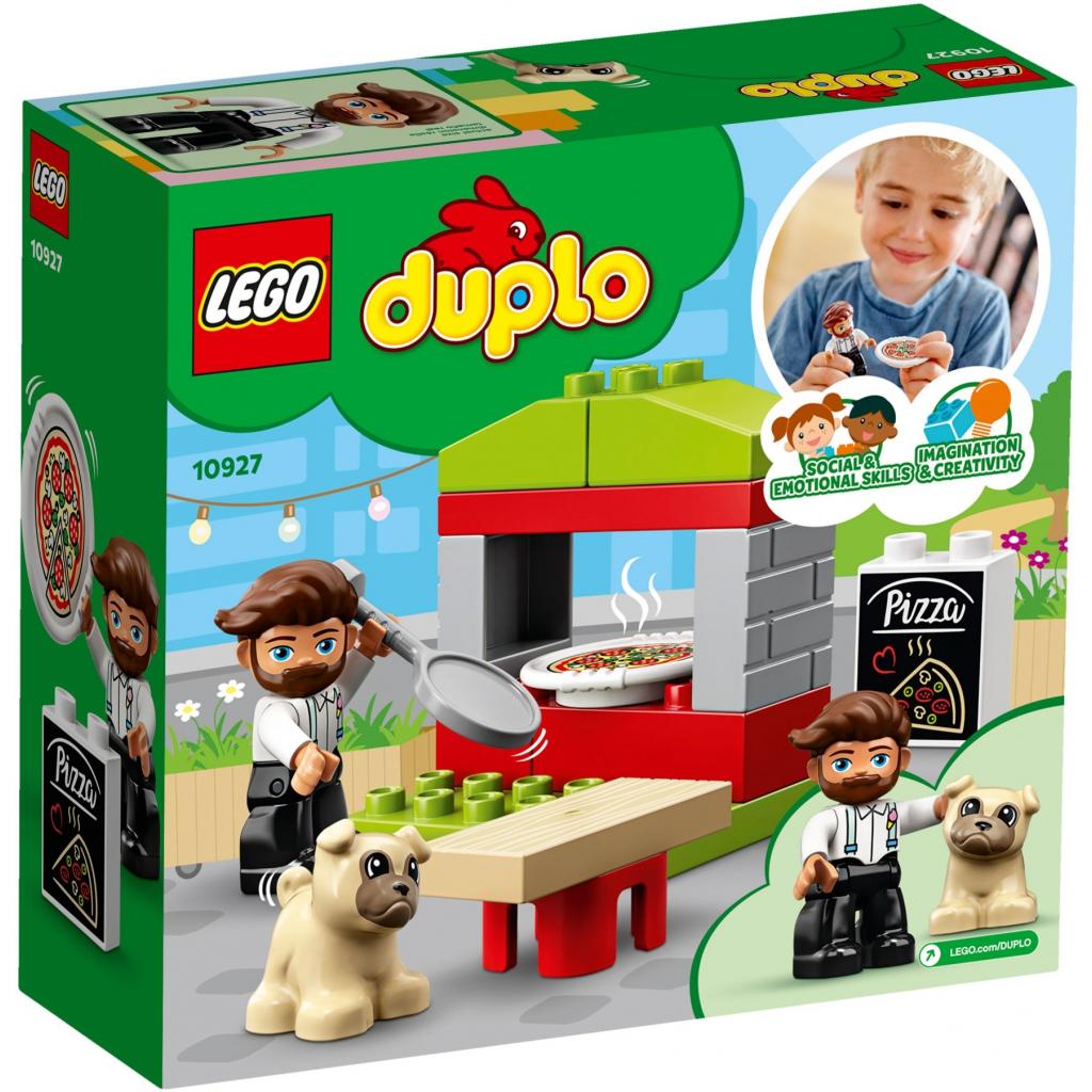 Конструктор LEGO DUPLO Town Ятка з піцою 18 деталей (10927) - зображення 4