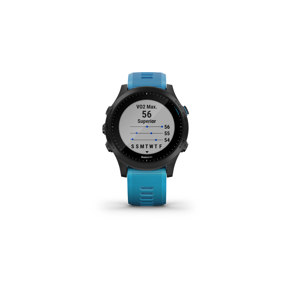 Смарт-годинник Garmin Forerunner 945 Tri-bundle HRM with Blue and Black Silicone B (010-02063-11/10) - зображення 10