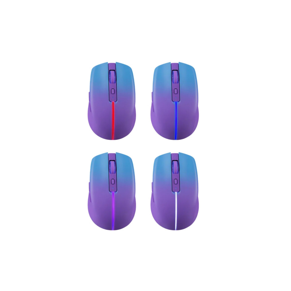 Мишка Defender Mystery MM301 LED Wireless/Bluetooth Violet (52301) - зображення 8