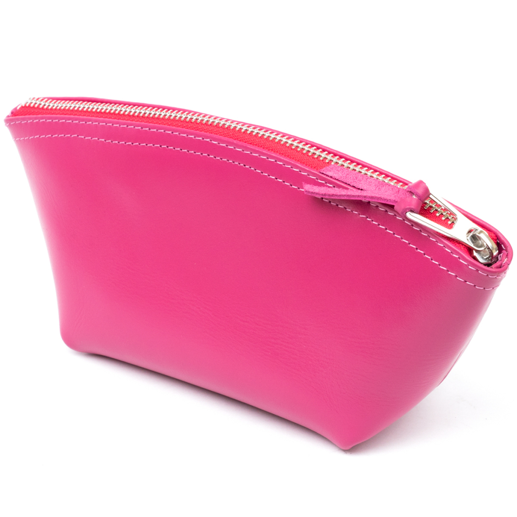 Косметичка Grande Pelle Зі шкіри Фуксія (11301) - зображення 2