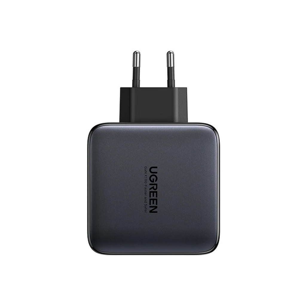 Зарядний пристрій Ugreen Nexode USB-A+3*USB-C 100W GaN Te ch Fast Black (CD226) - зображення 2