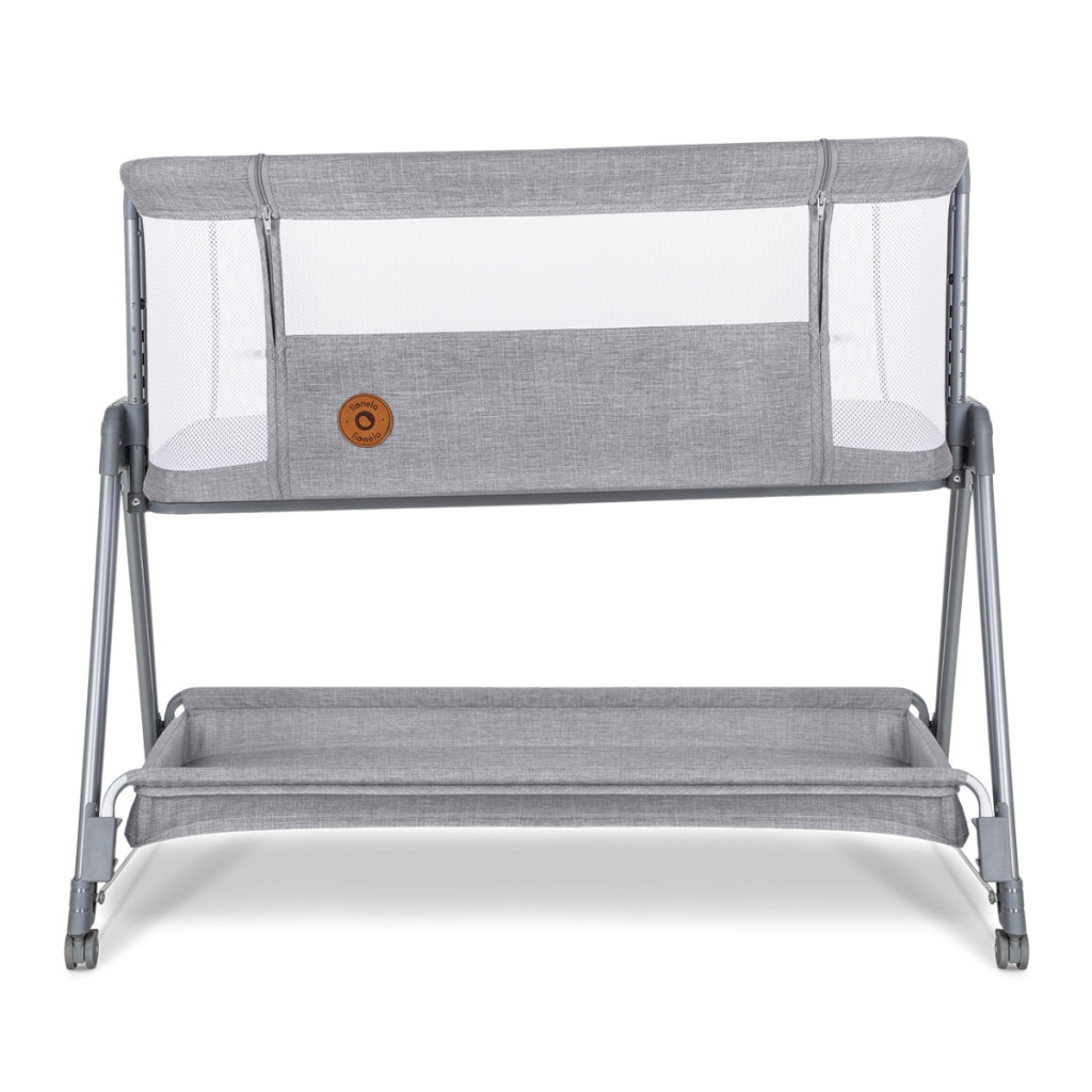 Ліжечко Lionelo приставне Luna Grey Concrete (LO-LUNA GREY CONCRETE) - зображення 4