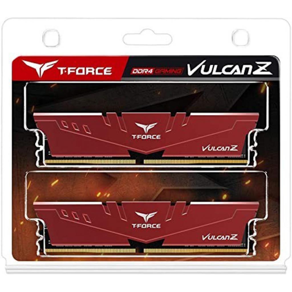 Модуль пам'яті для комп'ютера DDR4 16GB (2x8GB) 3200 MHz T-Force Vulcan Z Red Team (TLZRD416G3200HC16CDC01) - изображение 7