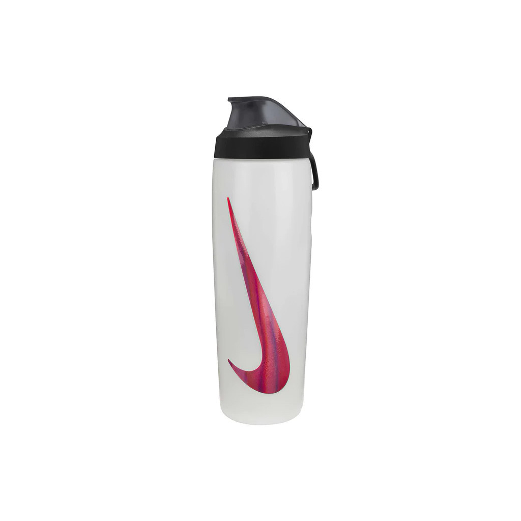Пляшка для води Nike Refuel Bottle Locking Lid 24 OZ білий, чорний, коричневий 709 мл N.100.7668.143.24 (887791747532) - зображення 1