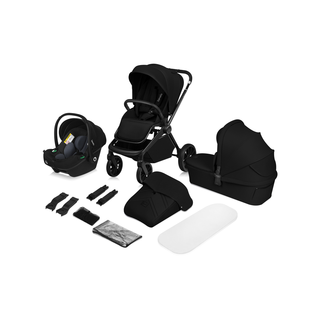 Коляска Lionelo 3 в 1 MIKA PLUS BLACK ONYX (LO-MIKA PLUS 3IN1 BLACK ONYX) - зображення 12