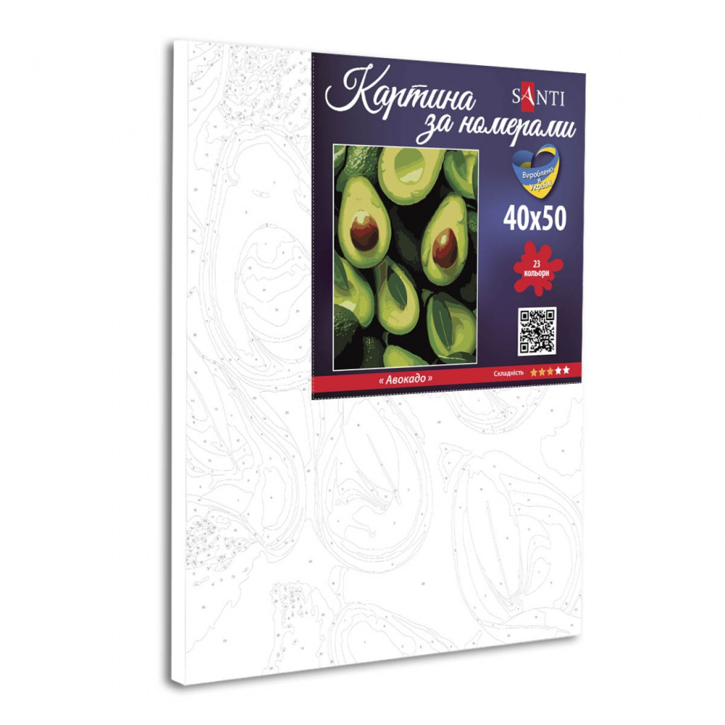Картина по номерам Santi Авокадо 40*50 см (954761) - зображення 2