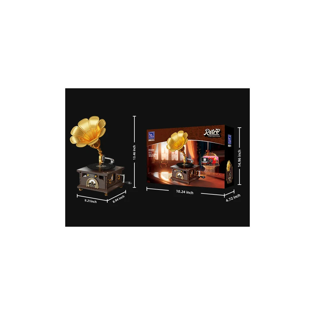 Конструктор Pantasy Original - Retro Ретро-грамофон (85009) - зображення 8