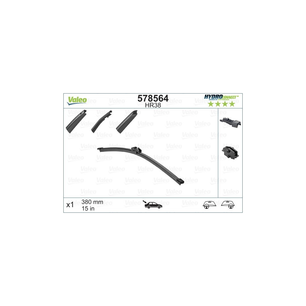 Щітка склоочисника Valeo 578564 - зображення 3