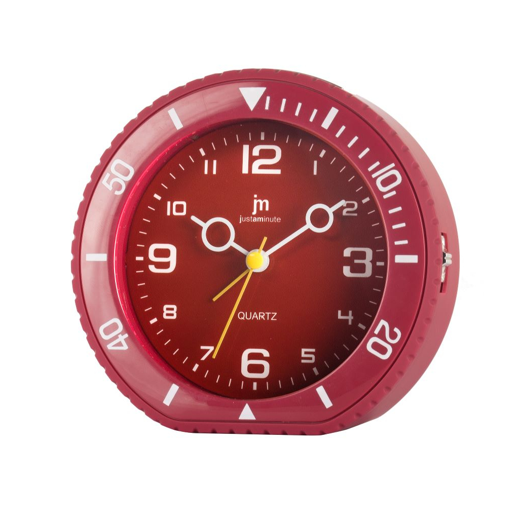 Настільний годинник Lowell будильник, червоний (JA7096R) - зображення 1
