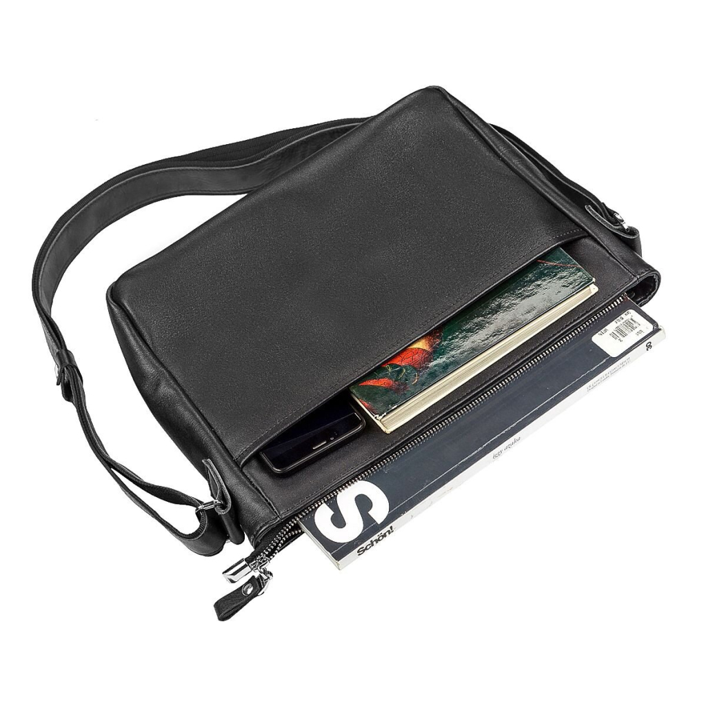 Сумка Shvigel Шкіряна Чорна (11130) - зображення 5