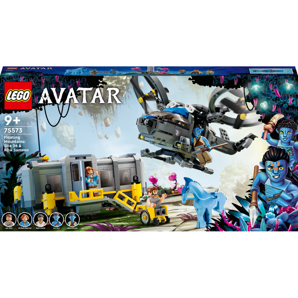 Конструктор LEGO Avatar Гори Алілуя: 26-а ділянка та вантажний конвертоплан «Самсон» 887 деталей (75573) - зображення 1