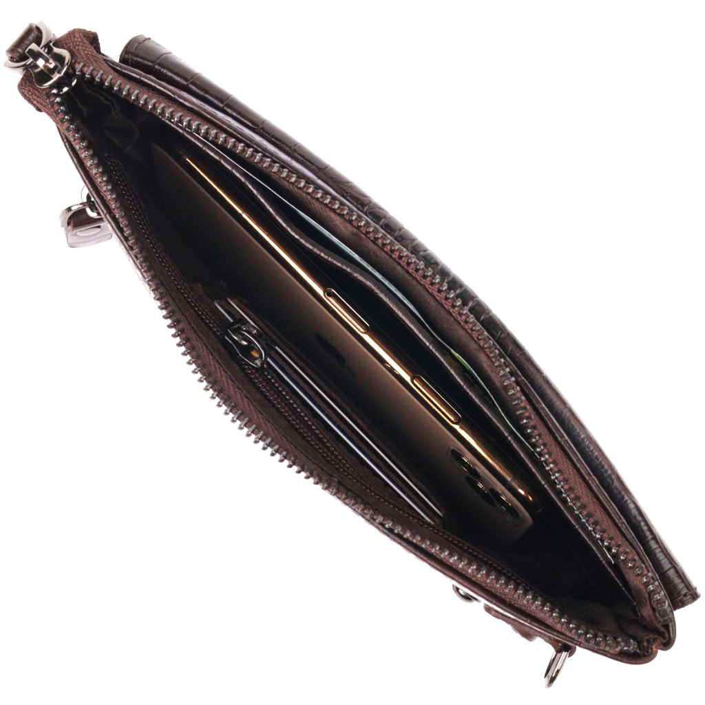 Сумка Canpellini З натуральної шкіри Коричнева (21547) - зображення 7