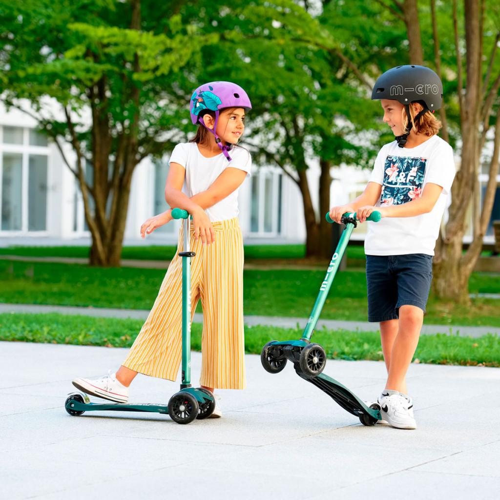 Самокат Micro Maxi Deluxe ECO Зелений (MMD122) - изображение 2