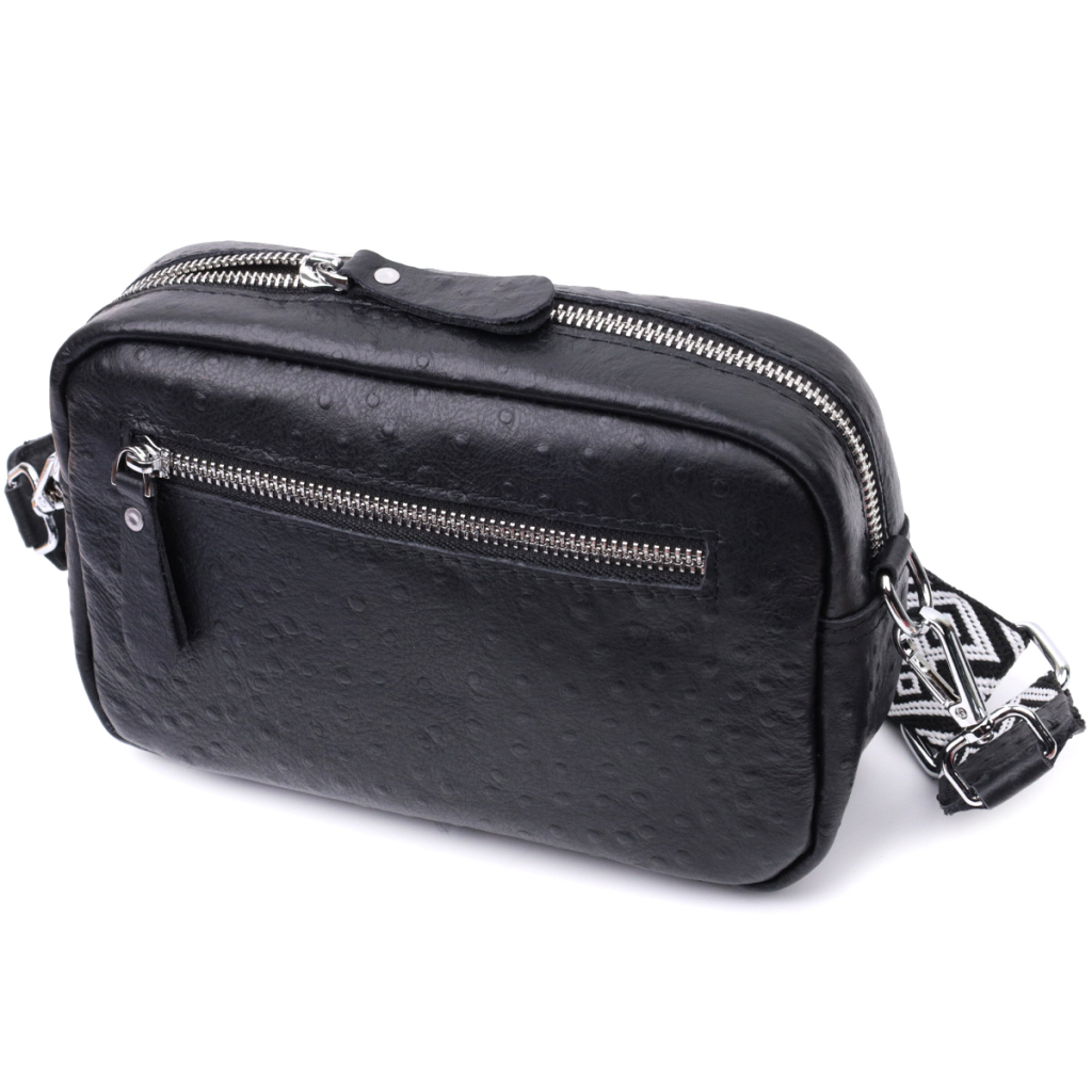 Сумка Vintage З натуральної шкіри Чорна (22659) - зображення 2