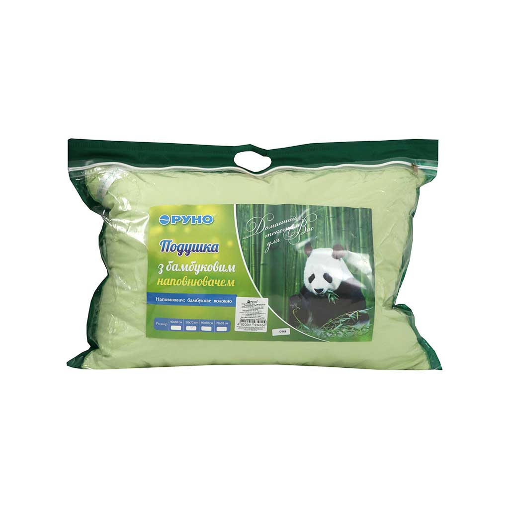 Подушка Руно Бамбукова салатова 50х70 см (310.52БКУ_Салатовий) - зображення 6