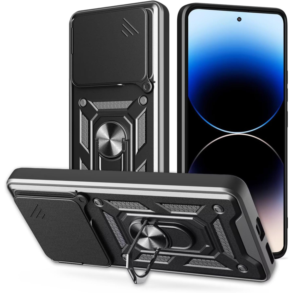 Чохол до мобільного телефона BeCover Military Poco F7 Pro Black (713536) - зображення 6