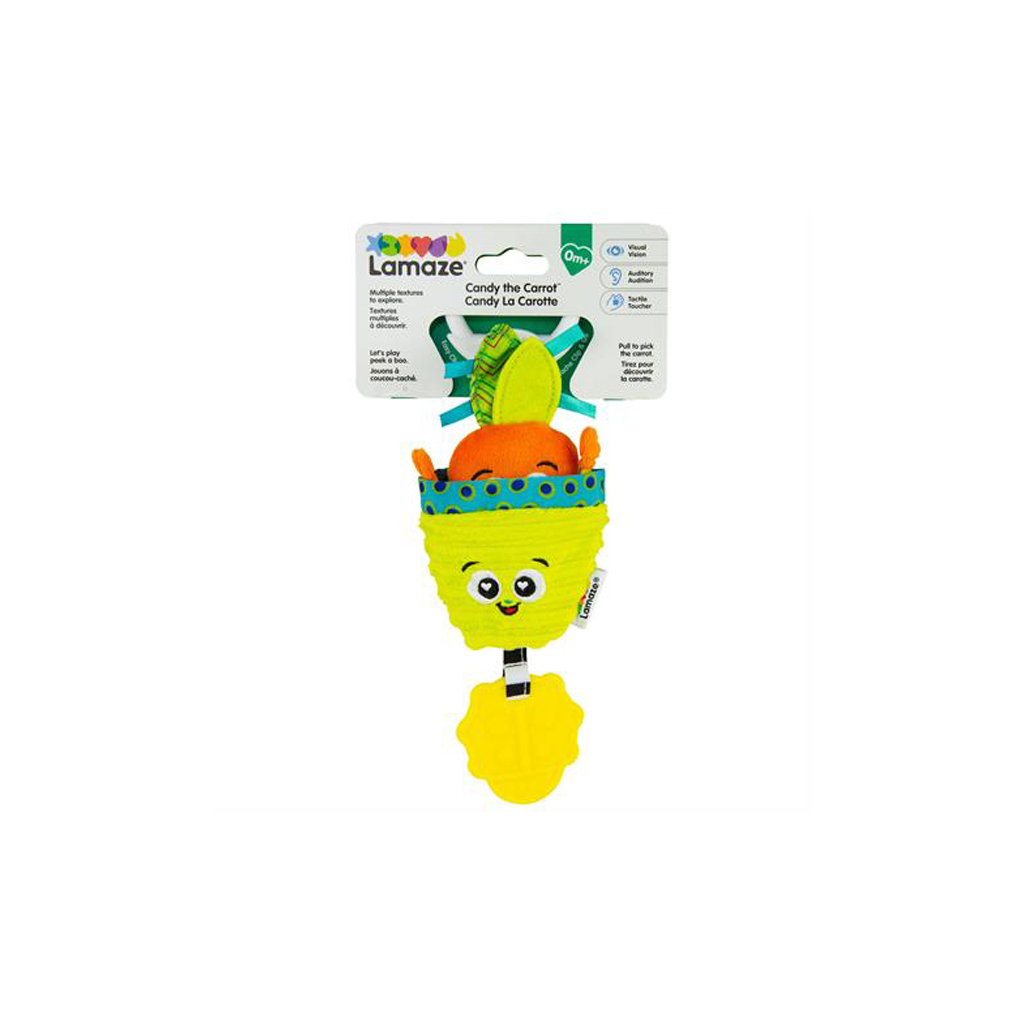 Іграшка на коляску Lamaze Морквина із прорізувачем (L27381) - зображення 2