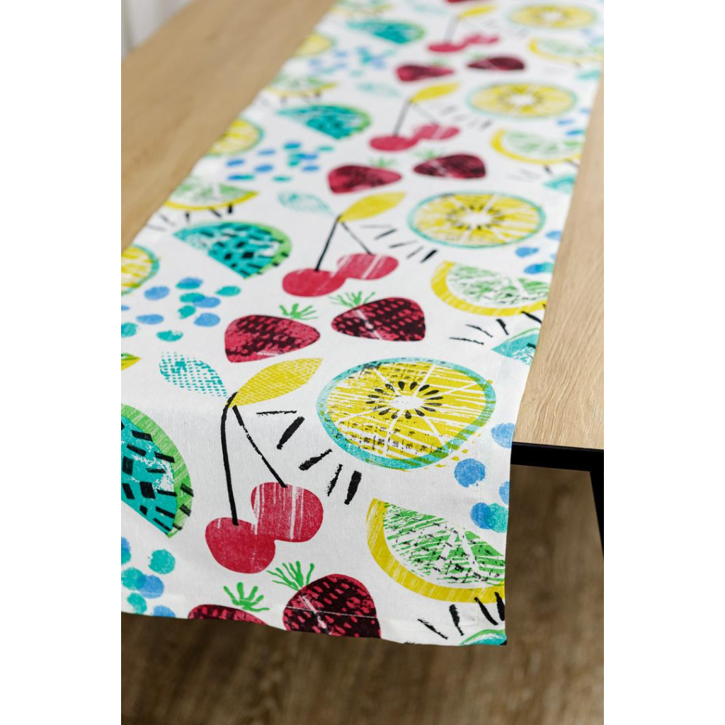 Доріжка на стіл Прованс Red cherries 40х136 (032966) - зображення 3