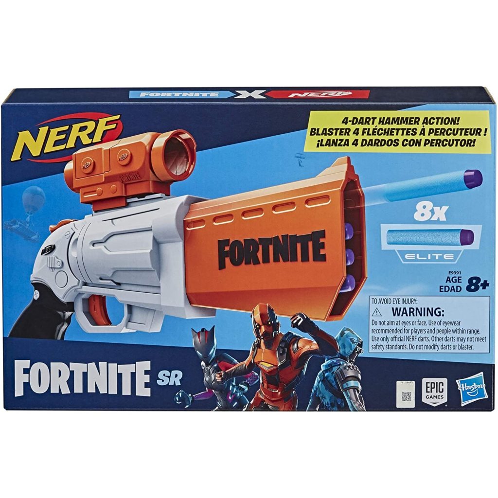 Іграшкова зброя Hasbro Nerf Fortnite SR Blaster (E9391) - зображення 3