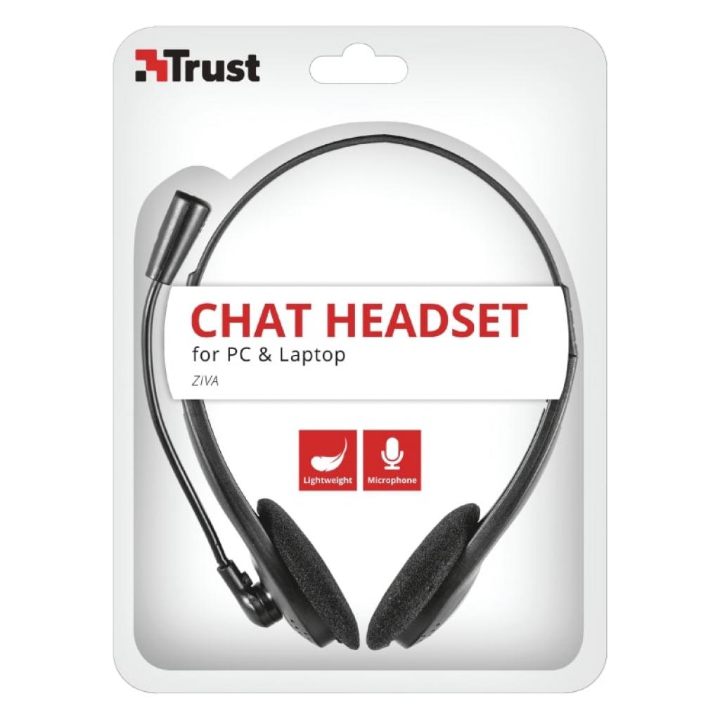 Навушники Trust Ziva Chat 3.5mm Black (21517) - зображення 5