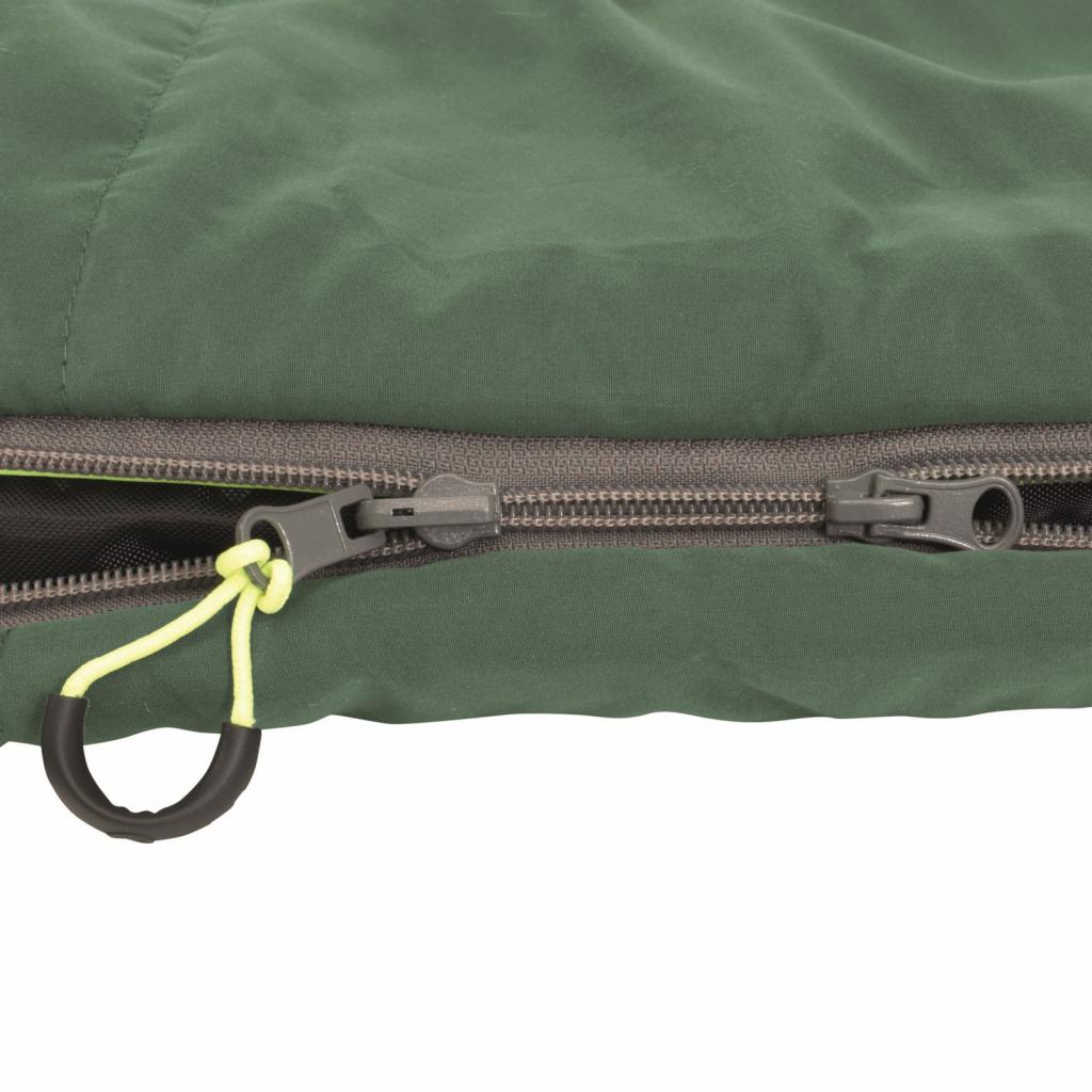 Спальний мішок Outwell Contour Lux XL Reversible/-1°C Green (Right) (928320) - зображення 6