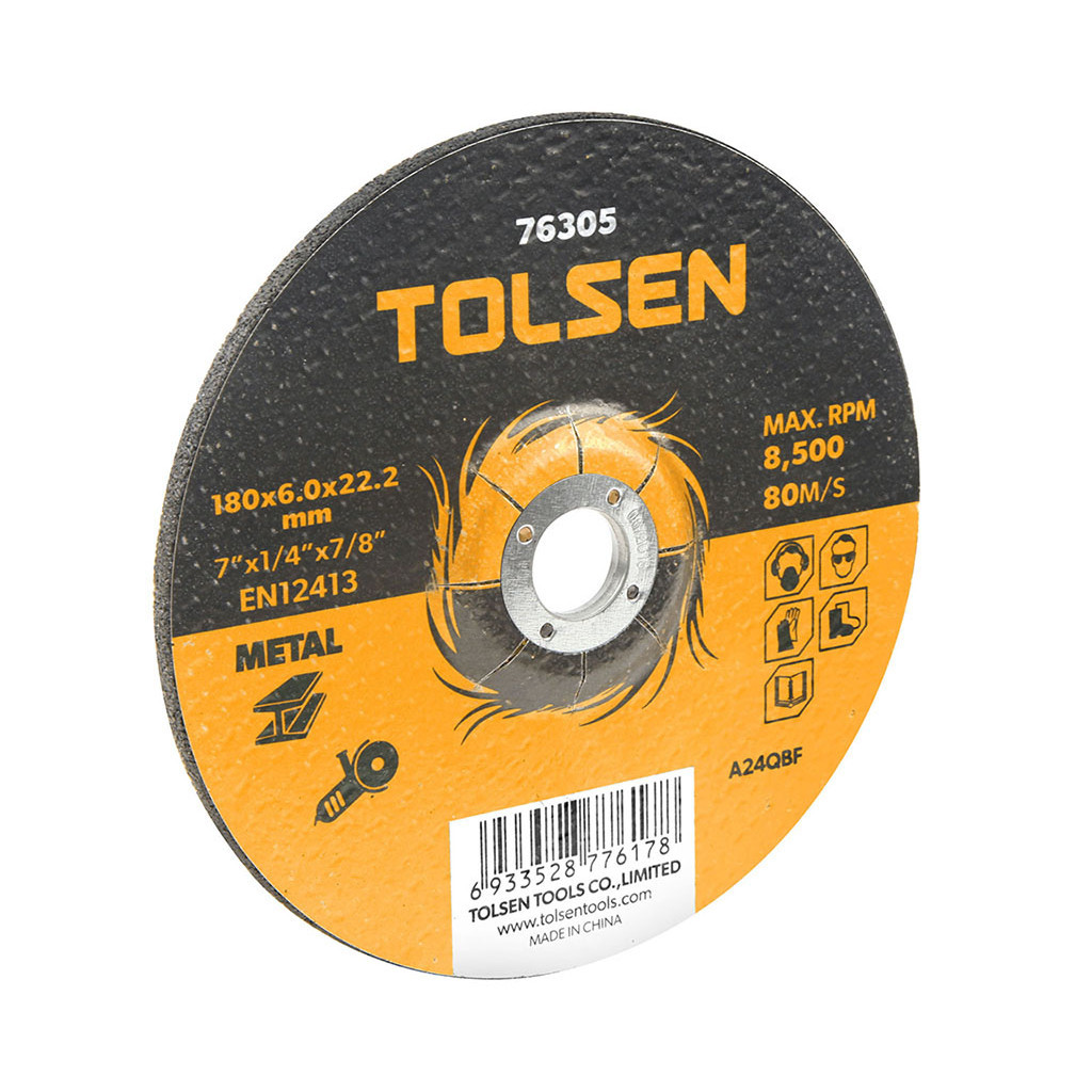 Круг відрізний Tolsen по металу 125х6.0*22.2мм (76303) - зображення 1