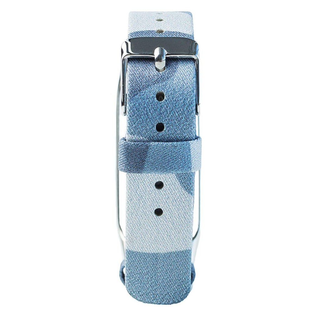 Ремінець до фітнес браслета XoKo Ремінець ХоКо Сamo Premium Band для Xiaomi Mi band 5 Blue (XK-M5-CMBl) - зображення 4