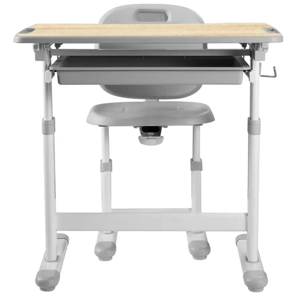 Парта зі стільцем FunDesk Piccolino III Grey-w - зображення 4