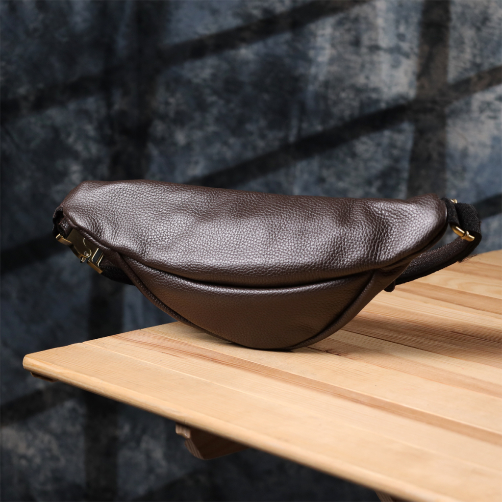 Сумка Shvigel З натуральної шкіри Коричнева (23146) - зображення 10