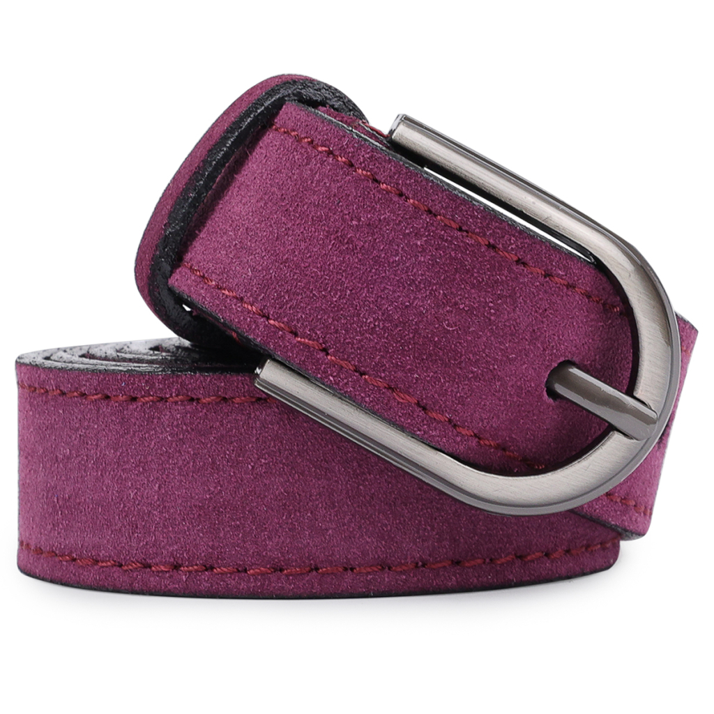 Ремінь Vintage Замшевий жіночий Фіолетовий (20801) - зображення 7