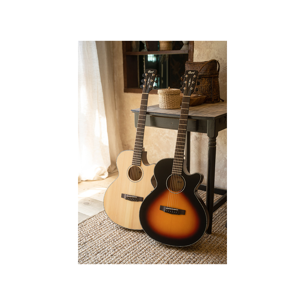 Гітара електроакустична Cort SFX-E 3-Tone Sunburst Satin - зображення 9