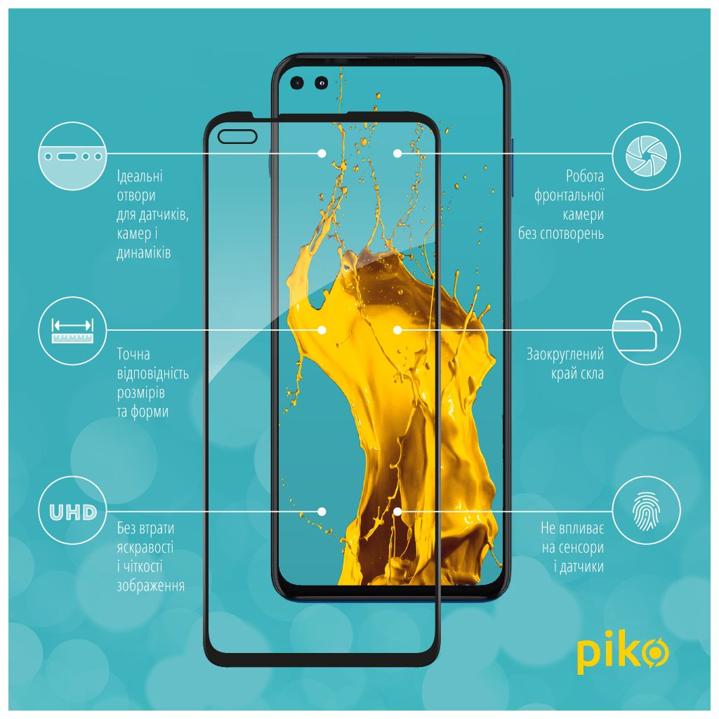 Скло захисне Piko Full Glue MOTO G100 (1283126521348) - зображення 3