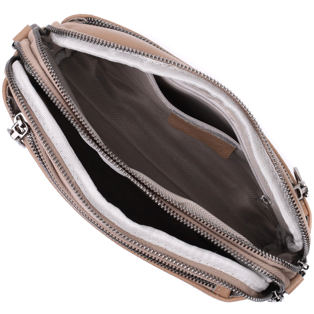 Сумка Vintage Жіноча з натуральної шкіри Бежева (22599) - зображення 9