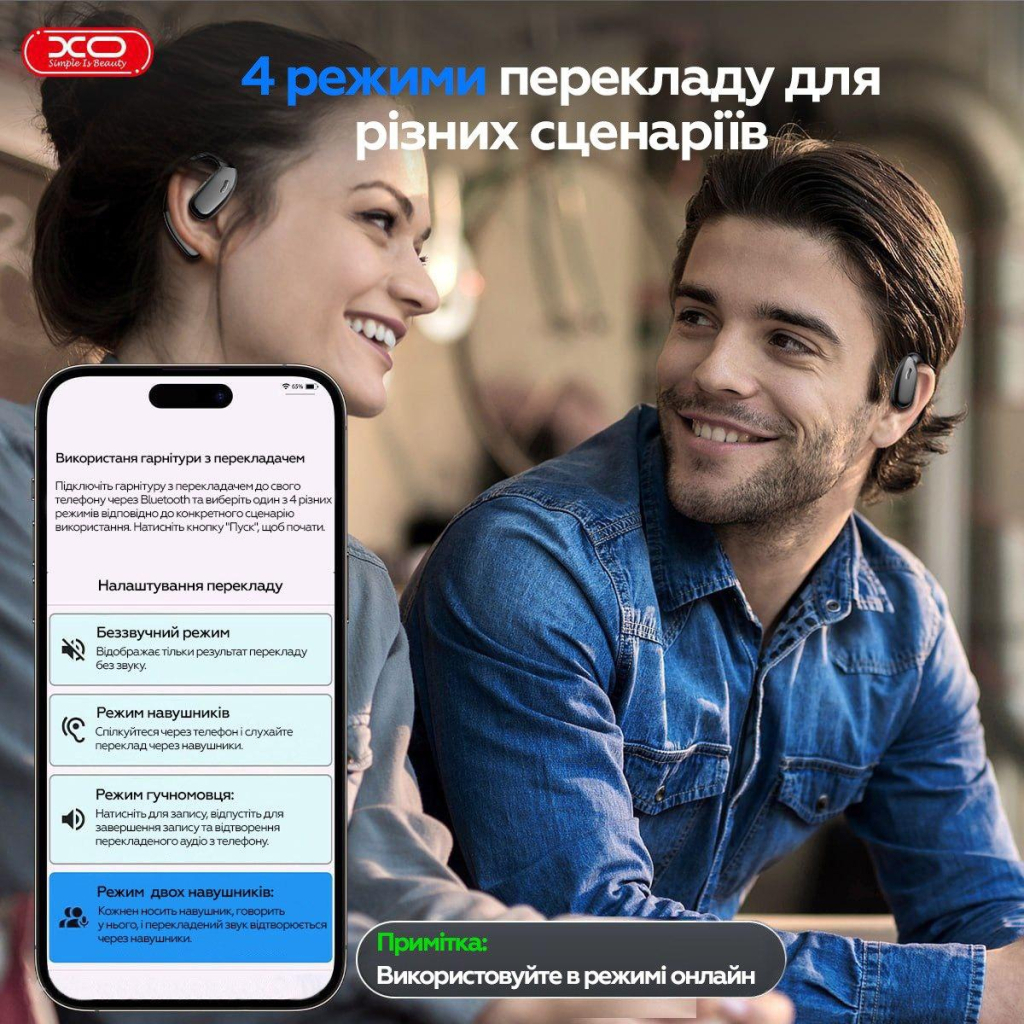 Навушники XO G36 AI Translation (XO-G36) - зображення 12