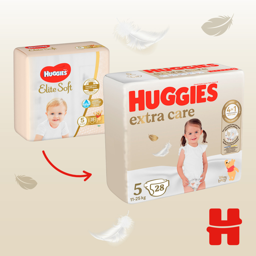 Підгузки Huggies Extra Care Size 5 (11-25 кг) 28 шт (5029053583150) - зображення 3