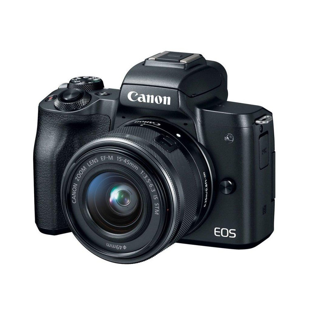 Цифровий фотоапарат Canon EOS M50 15-45 IS STM Kit black (2680C060) - зображення 9