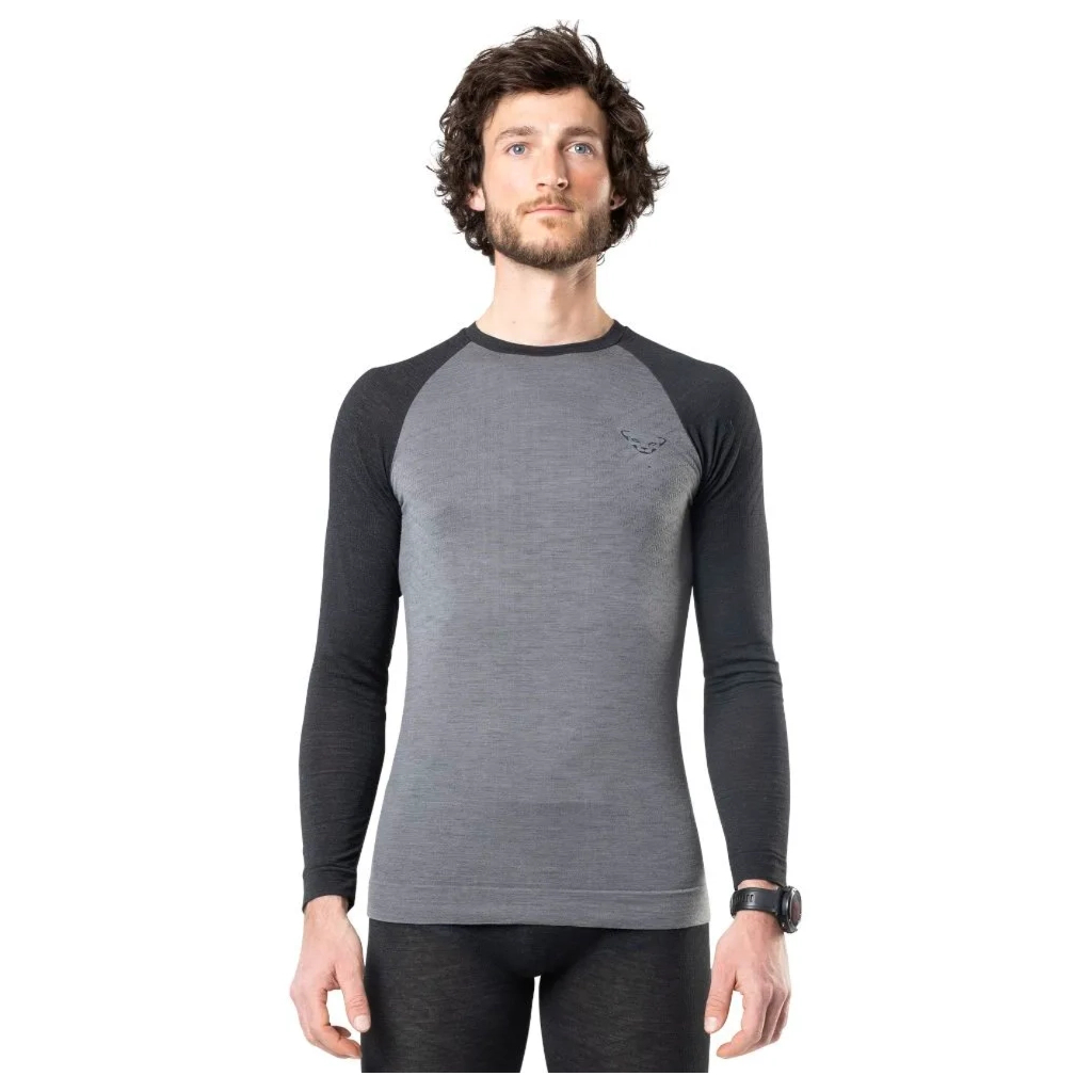 Термокофта Dynafit Tour Light Merino L/S Tee Mns 71364 0911 - S - чорний (016.002.1236) - зображення 1